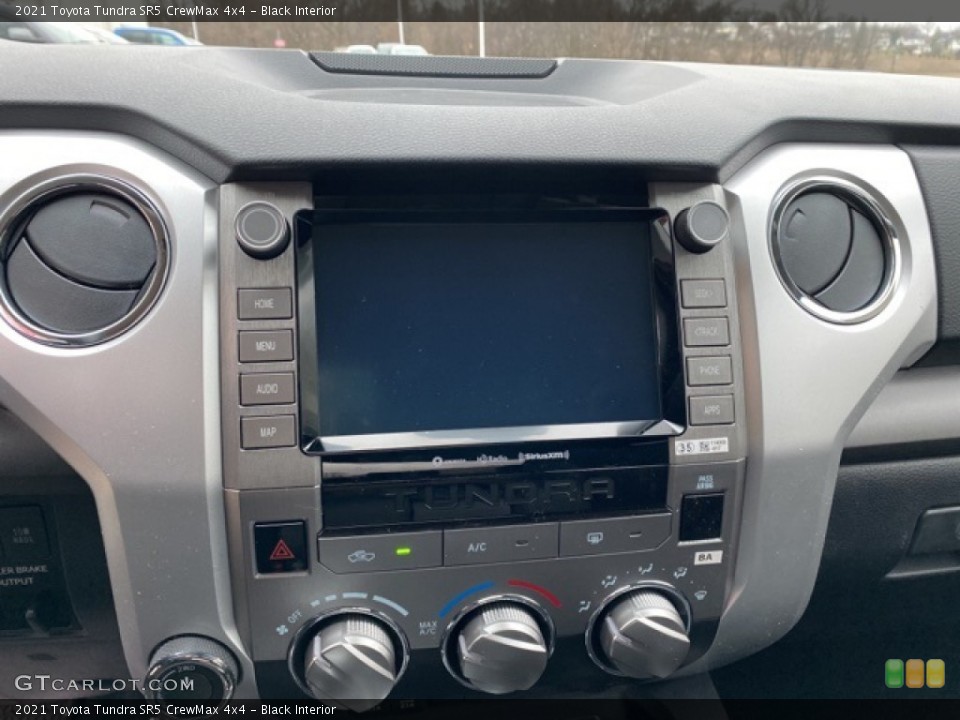 Black Interior Controls for the 2021 Toyota Tundra SR5 CrewMax 4x4 #140734941