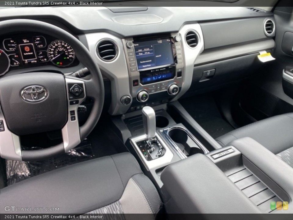 Black Interior Dashboard for the 2021 Toyota Tundra SR5 CrewMax 4x4 #140735550