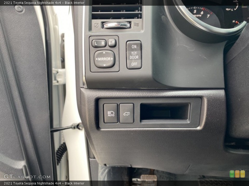 Black Interior Controls for the 2021 Toyota Sequoia Nightshade 4x4 #140736639