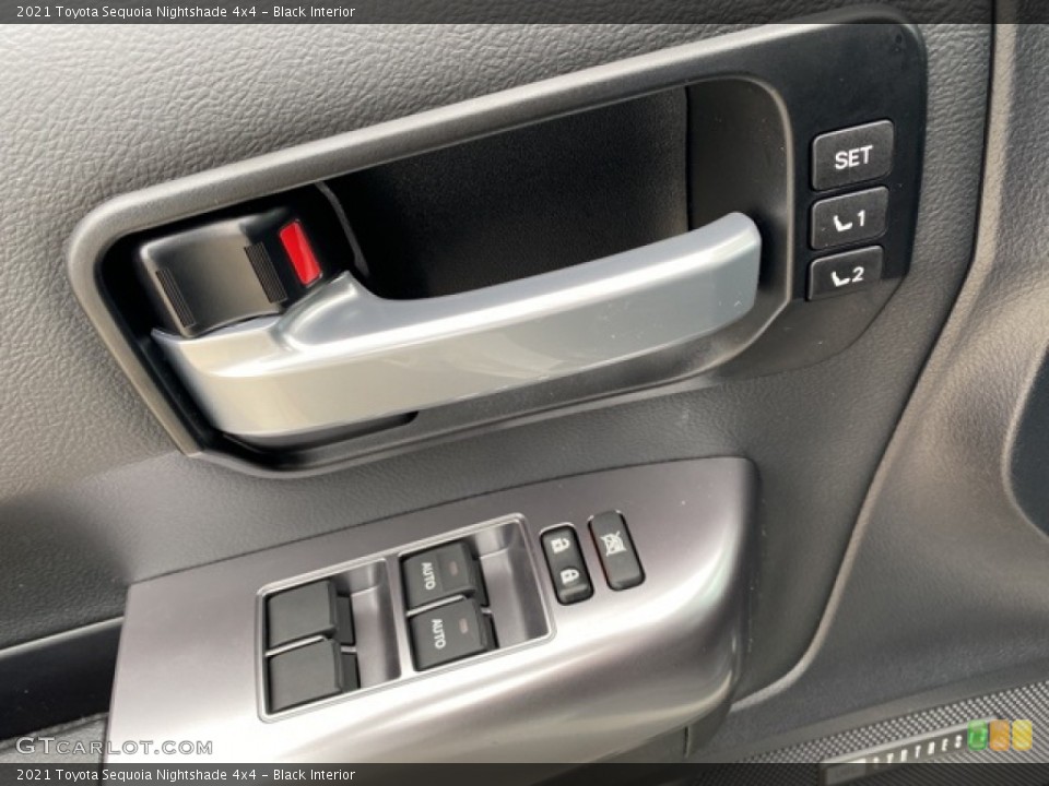 Black Interior Controls for the 2021 Toyota Sequoia Nightshade 4x4 #140736678