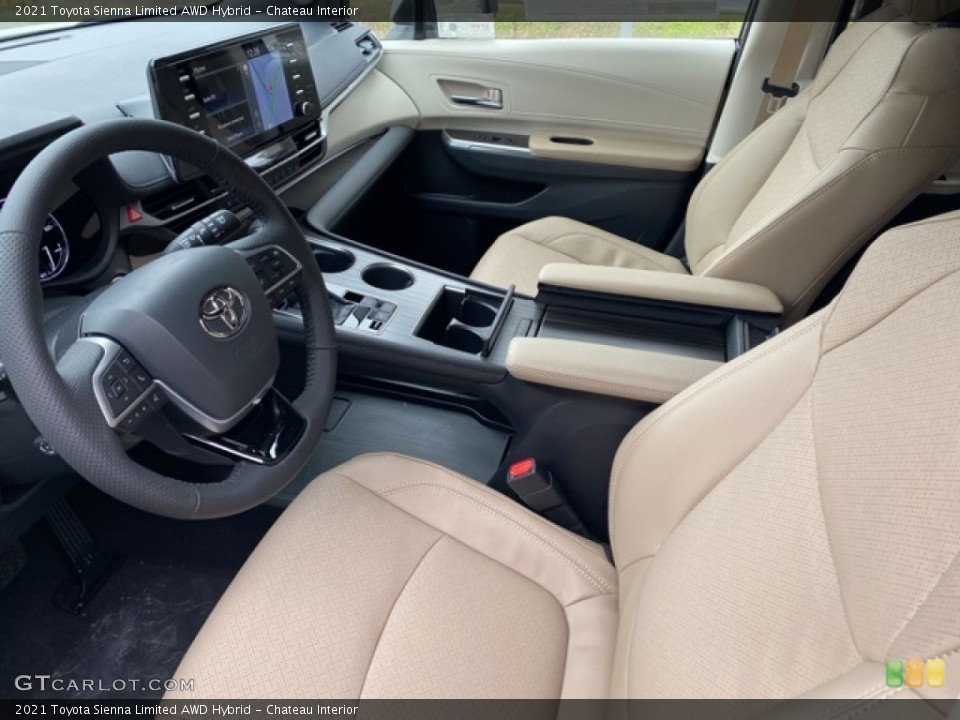 Chateau Interior Front Seat for the 2021 Toyota Sienna Limited AWD Hybrid #140739498
