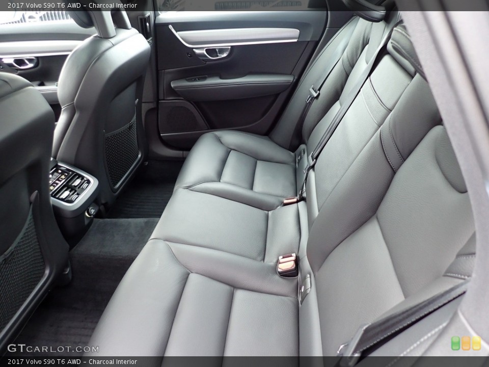 Charcoal Interior Rear Seat for the 2017 Volvo S90 T6 AWD #140739555