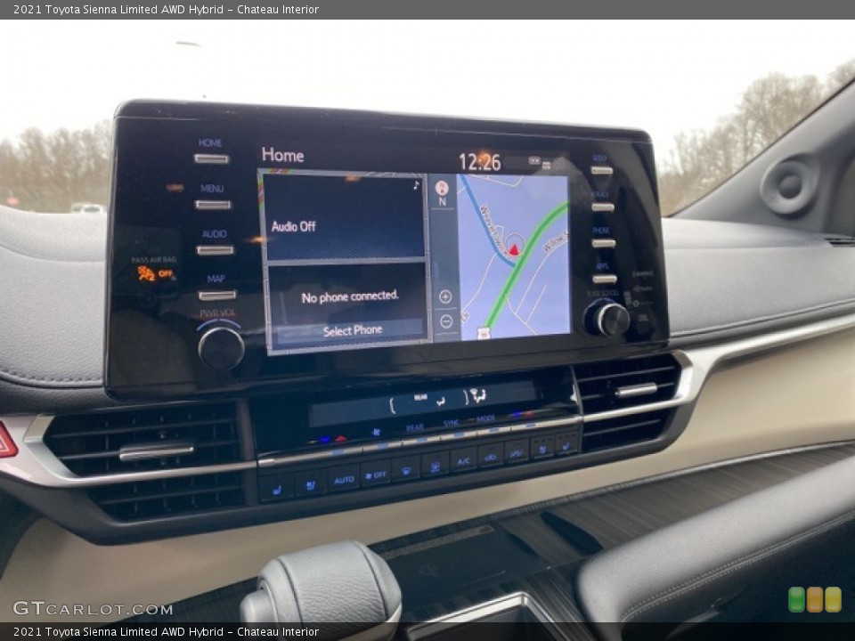 Chateau Interior Navigation for the 2021 Toyota Sienna Limited AWD Hybrid #140739588