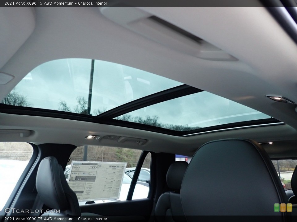 Charcoal Interior Sunroof for the 2021 Volvo XC90 T5 AWD Momentum #140740843