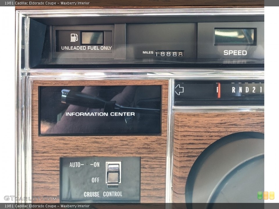 Waxberry Interior Gauges for the 1981 Cadillac Eldorado Coupe #140741047
