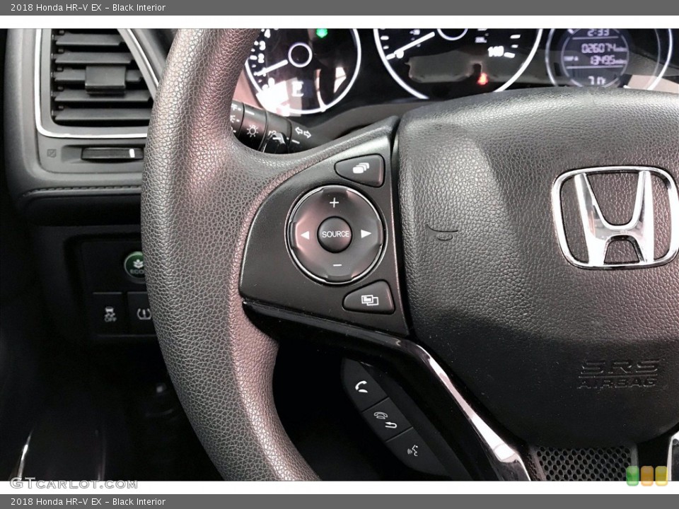 Black Interior Controls for the 2018 Honda HR-V EX #140742889