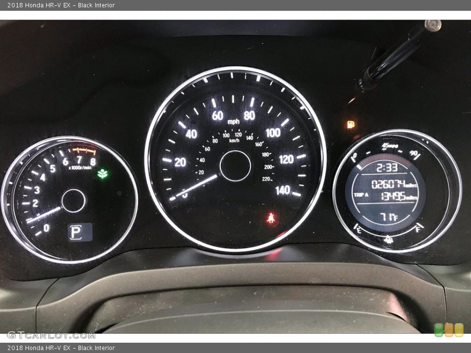 Black Interior Gauges for the 2018 Honda HR-V EX #140742895