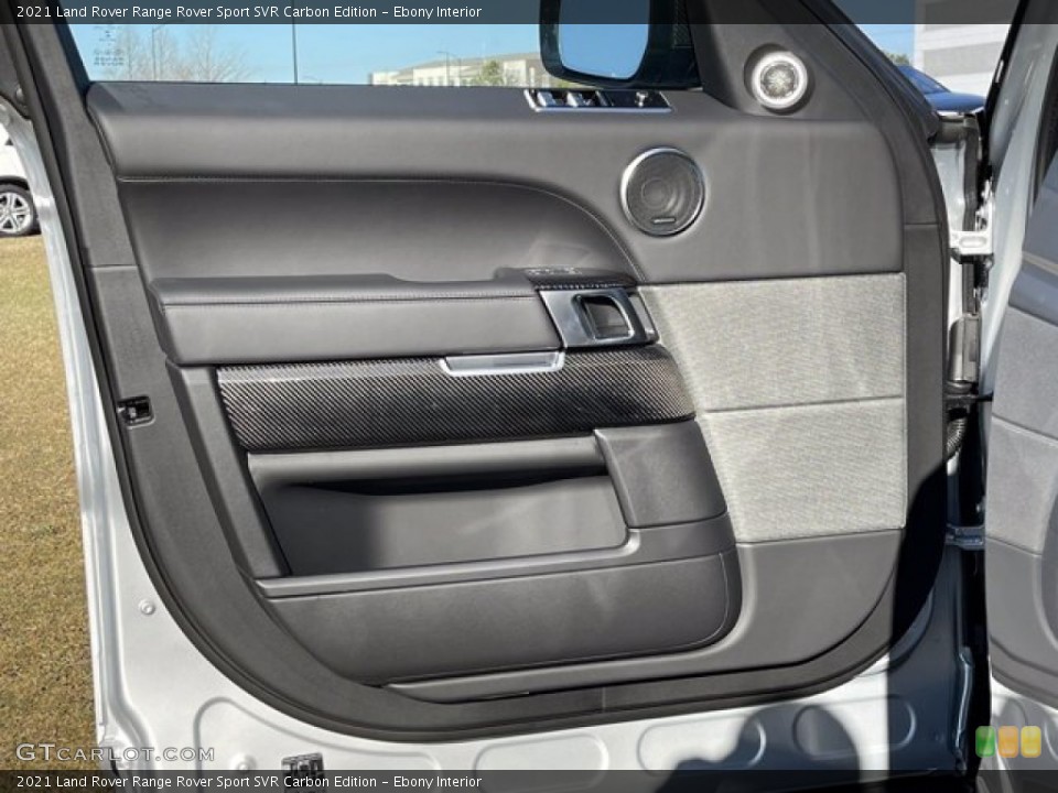 Ebony Interior Door Panel for the 2021 Land Rover Range Rover Sport SVR Carbon Edition #140744209