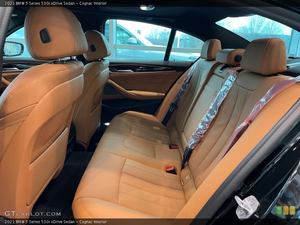 Cognac Interior Rear Seat for the 2021 BMW 5 Series 530i xDrive Sedan #140744278