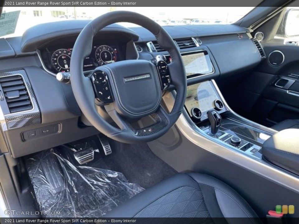 Ebony Interior Photo for the 2021 Land Rover Range Rover Sport SVR Carbon Edition #140744287