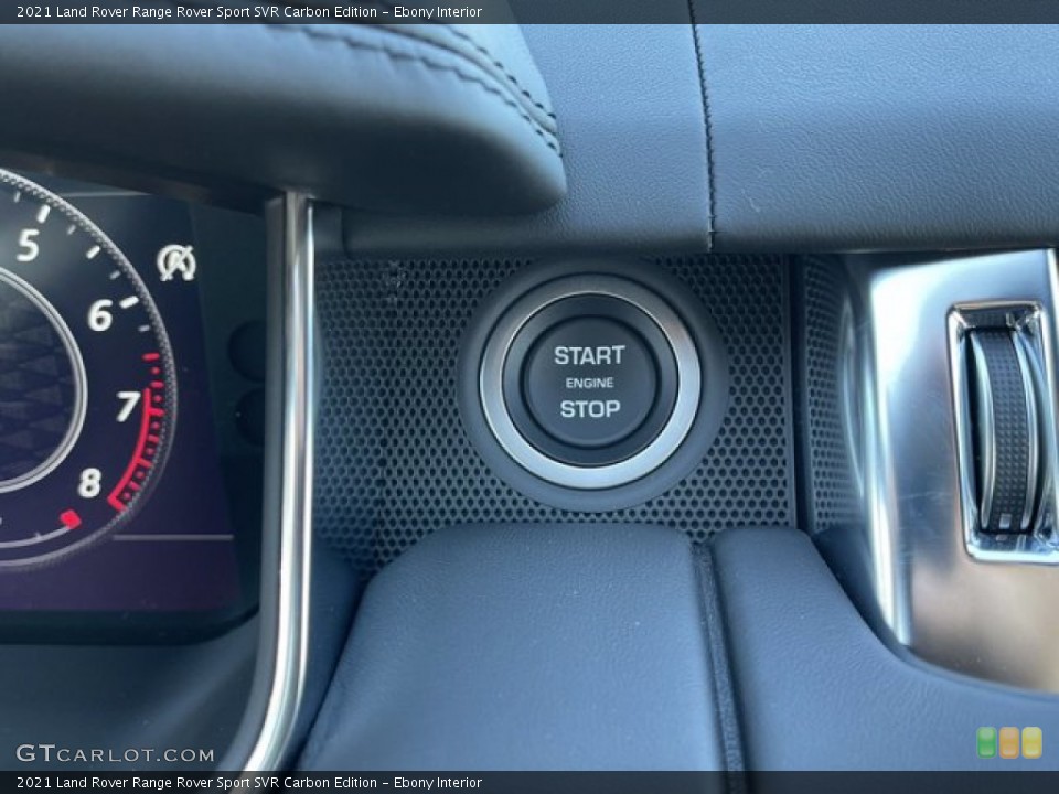 Ebony Interior Controls for the 2021 Land Rover Range Rover Sport SVR Carbon Edition #140744374