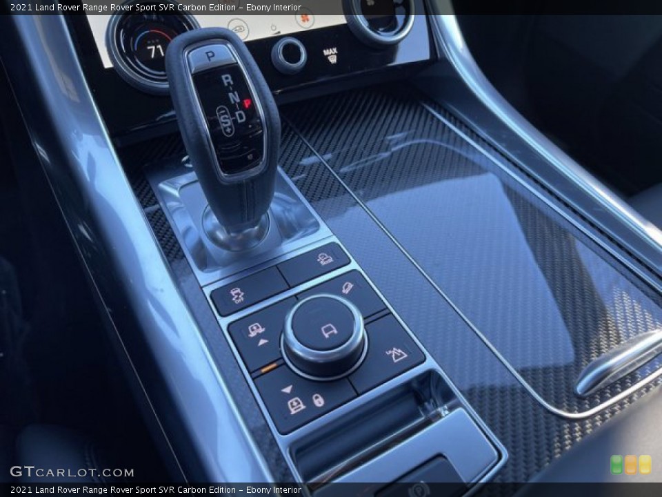 Ebony Interior Transmission for the 2021 Land Rover Range Rover Sport SVR Carbon Edition #140744524