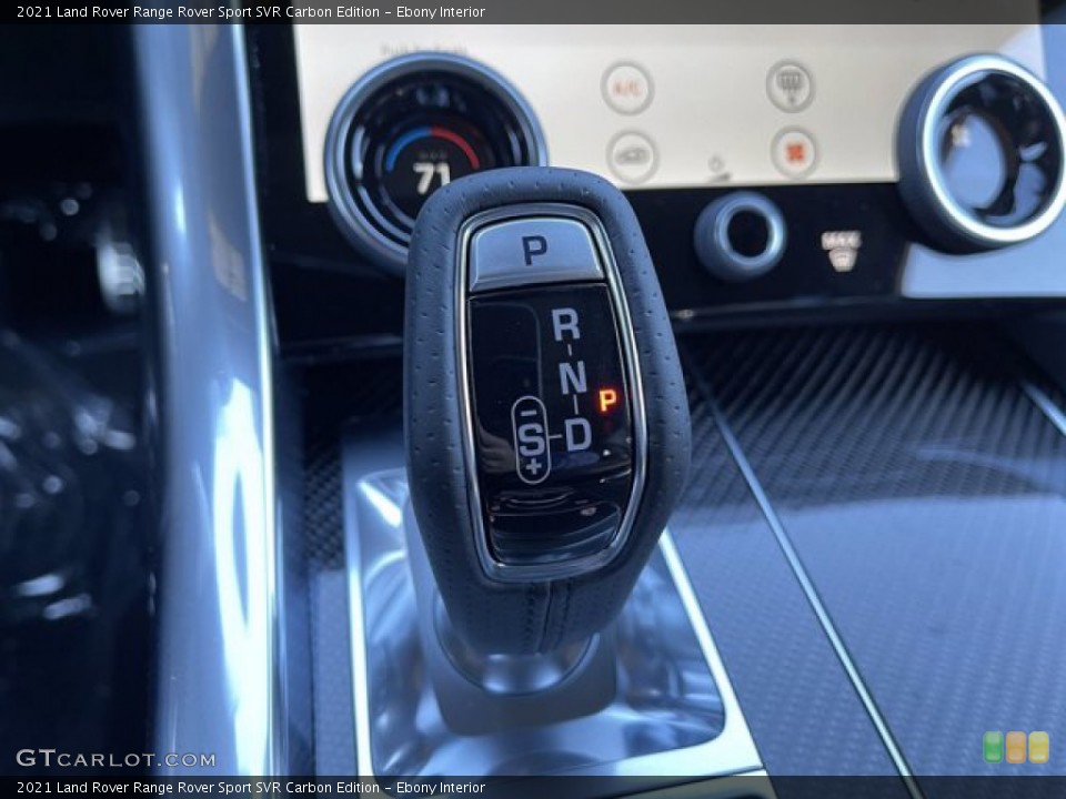 Ebony Interior Transmission for the 2021 Land Rover Range Rover Sport SVR Carbon Edition #140744545