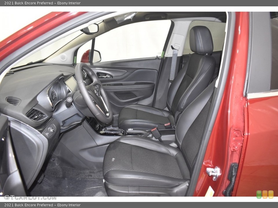 Ebony Interior Front Seat for the 2021 Buick Encore Preferred #140745679