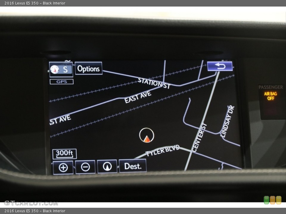 Black Interior Navigation for the 2016 Lexus ES 350 #140747044