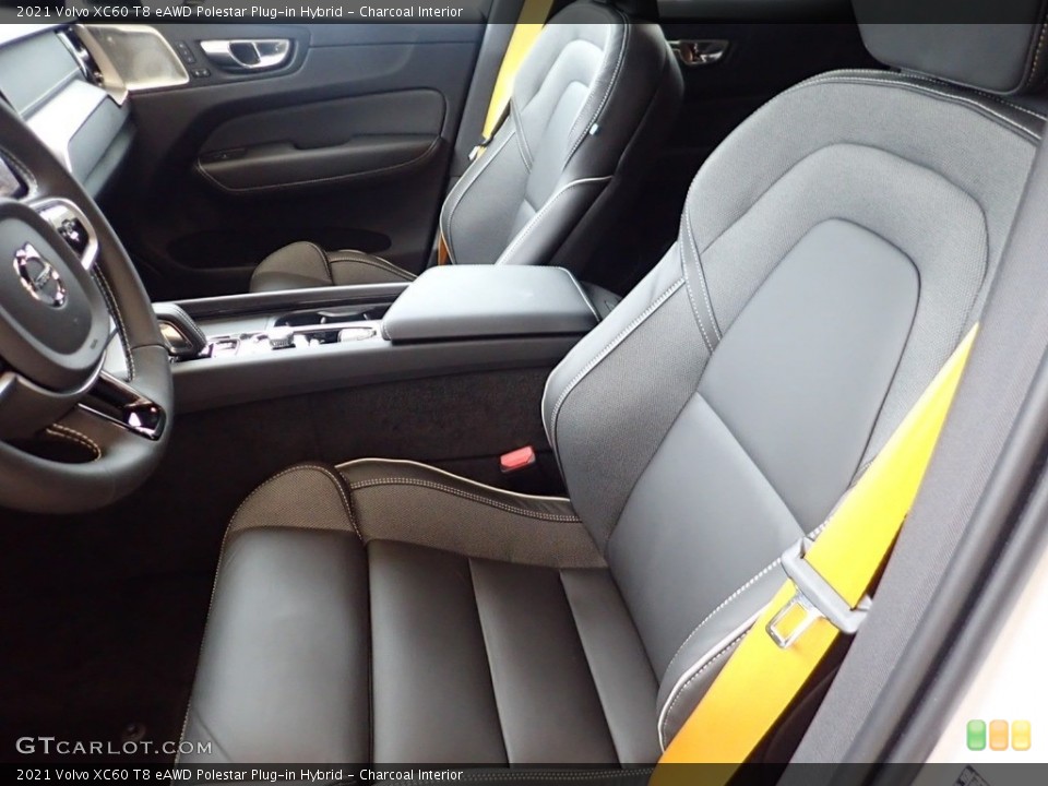 Charcoal Interior Front Seat for the 2021 Volvo XC60 T8 eAWD Polestar Plug-in Hybrid #140747884