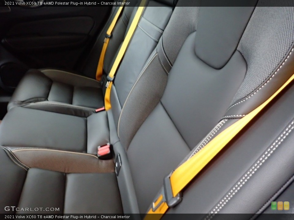 Charcoal Interior Rear Seat for the 2021 Volvo XC60 T8 eAWD Polestar Plug-in Hybrid #140747911