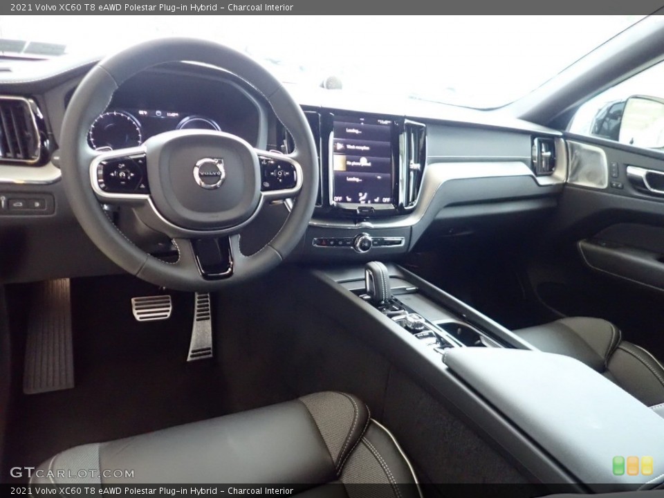 Charcoal Interior Photo for the 2021 Volvo XC60 T8 eAWD Polestar Plug-in Hybrid #140747965