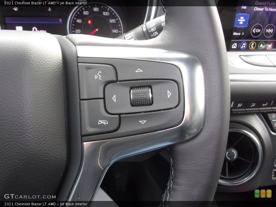 Jet Black Interior Steering Wheel for the 2021 Chevrolet Blazer LT AWD #140748973