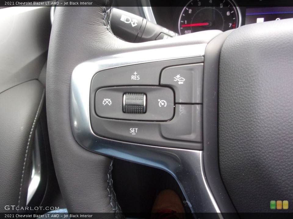Jet Black Interior Steering Wheel for the 2021 Chevrolet Blazer LT AWD #140749000