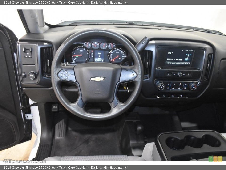 Dark Ash/Jet Black Interior Dashboard for the 2018 Chevrolet Silverado 2500HD Work Truck Crew Cab 4x4 #140749657