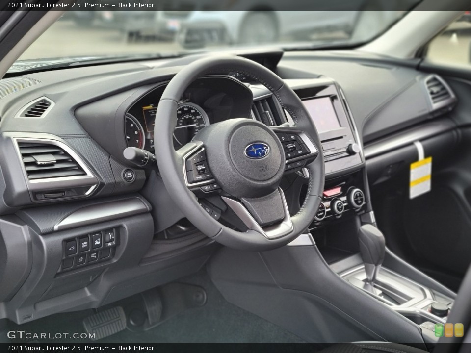 Black Interior Steering Wheel for the 2021 Subaru Forester 2.5i Premium #140751829