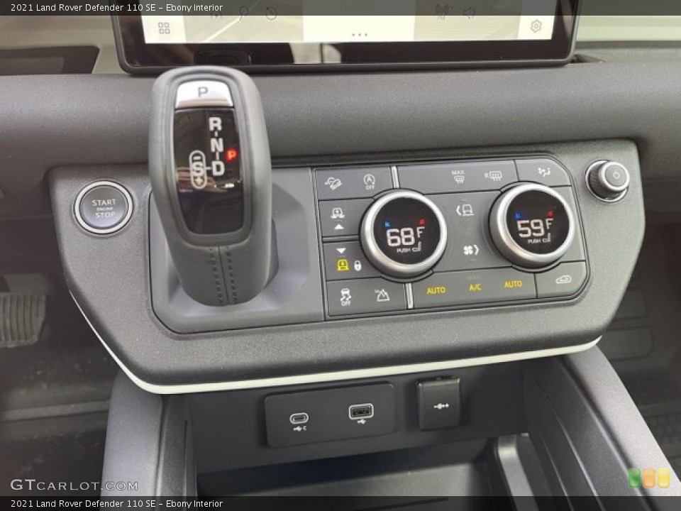 Ebony Interior Controls for the 2021 Land Rover Defender 110 SE #140751999