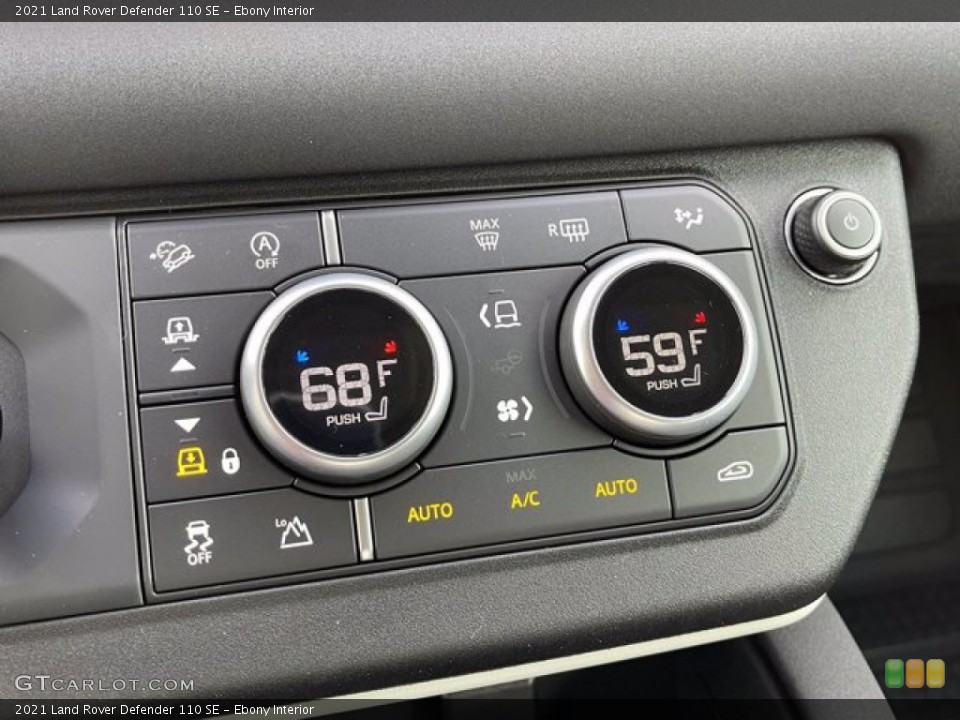 Ebony Interior Controls for the 2021 Land Rover Defender 110 SE #140752063
