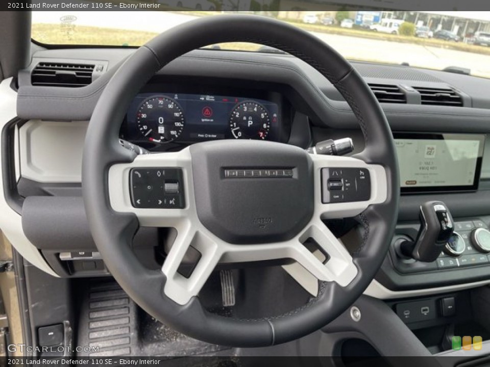 Ebony Interior Steering Wheel for the 2021 Land Rover Defender 110 SE #140752651