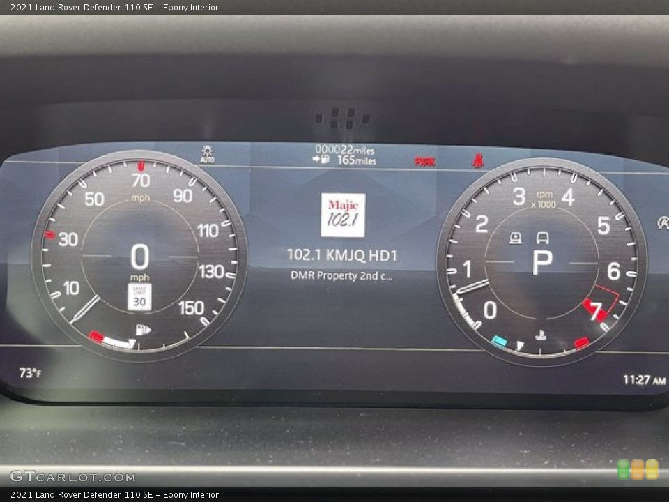 Ebony Interior Gauges for the 2021 Land Rover Defender 110 SE #140752669