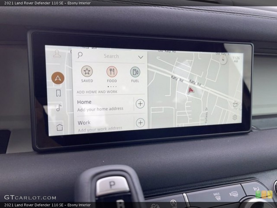 Ebony Interior Navigation for the 2021 Land Rover Defender 110 SE #140752702