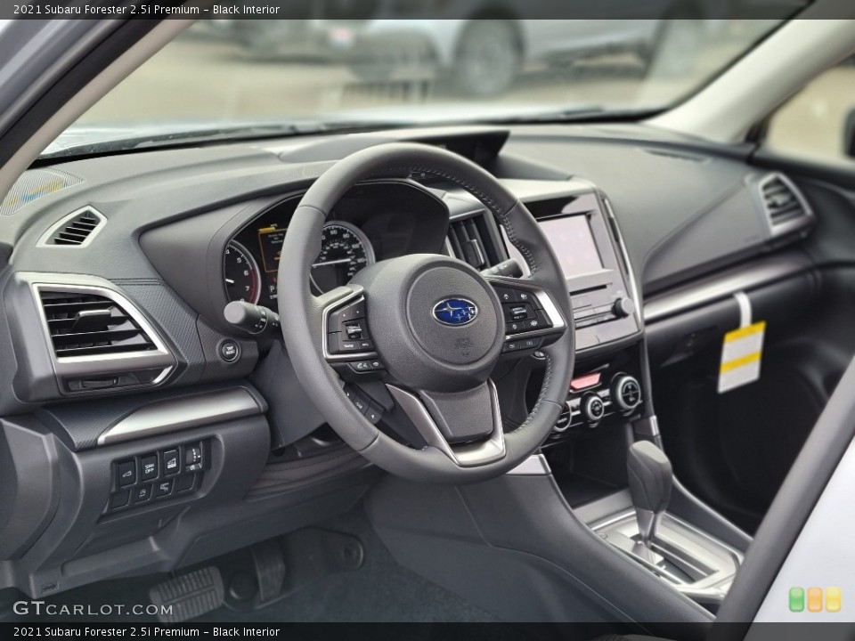 Black Interior Dashboard for the 2021 Subaru Forester 2.5i Premium #140752774