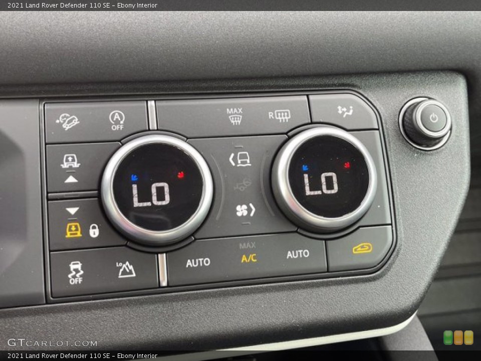 Ebony Interior Controls for the 2021 Land Rover Defender 110 SE #140752825