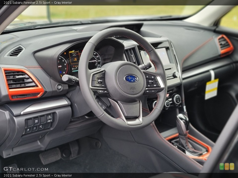 Gray Interior Dashboard for the 2021 Subaru Forester 2.5i Sport #140754115