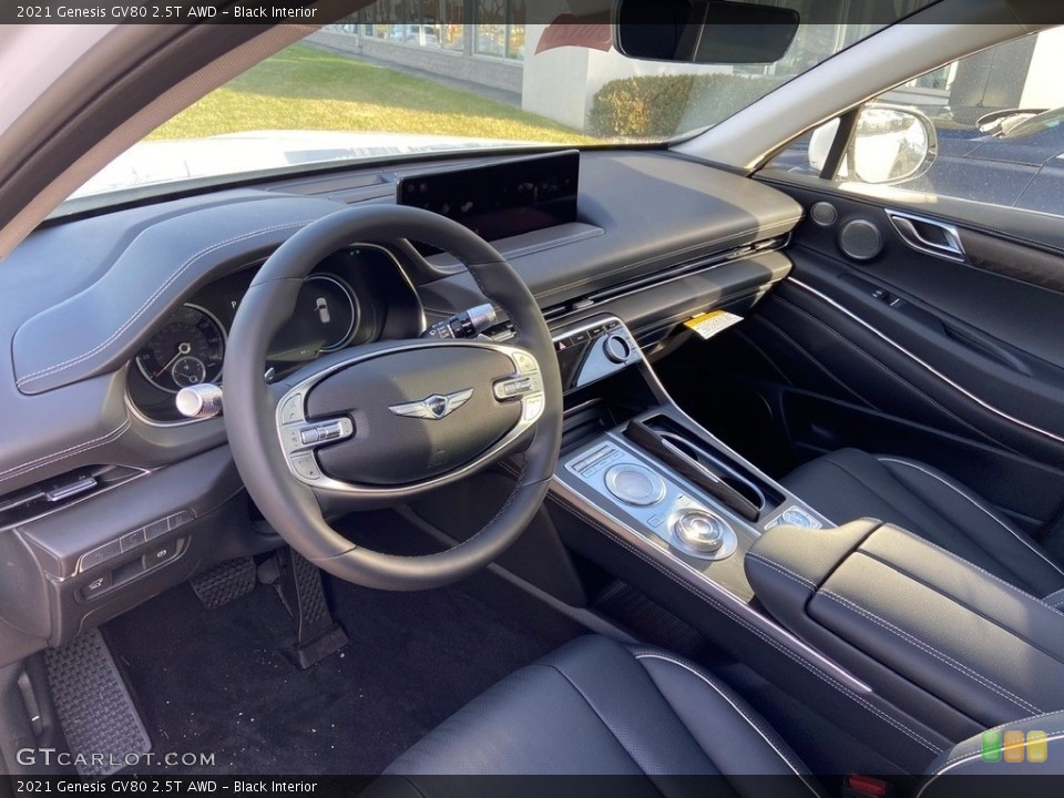 Black Interior Front Seat for the 2021 Genesis GV80 2.5T AWD #140757805