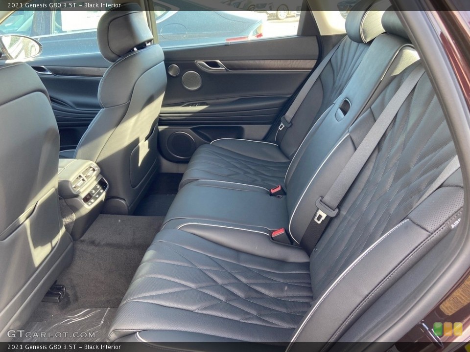 Black Interior Rear Seat for the 2021 Genesis G80 3.5T #140758021