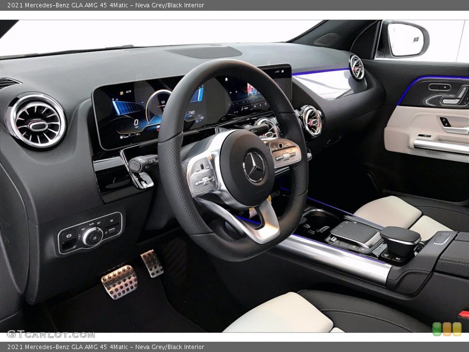 Neva Grey/Black Interior Dashboard for the 2021 Mercedes-Benz GLA AMG 45 4Matic #140758936