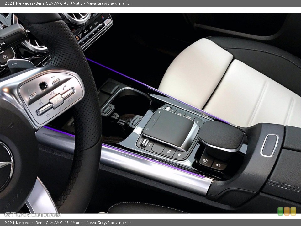 Neva Grey/Black Interior Controls for the 2021 Mercedes-Benz GLA AMG 45 4Matic #140759010