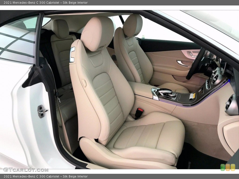 Silk Beige Interior Photo for the 2021 Mercedes-Benz C 300 Cabriolet #140759269