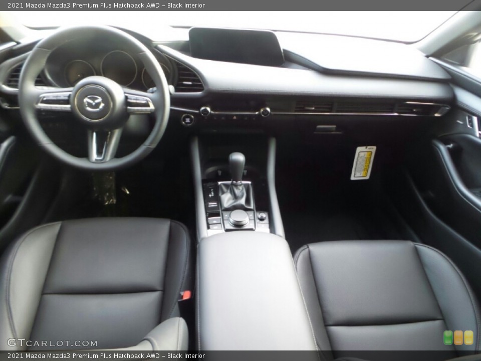 Black Interior Front Seat for the 2021 Mazda Mazda3 Premium Plus Hatchback AWD #140759569