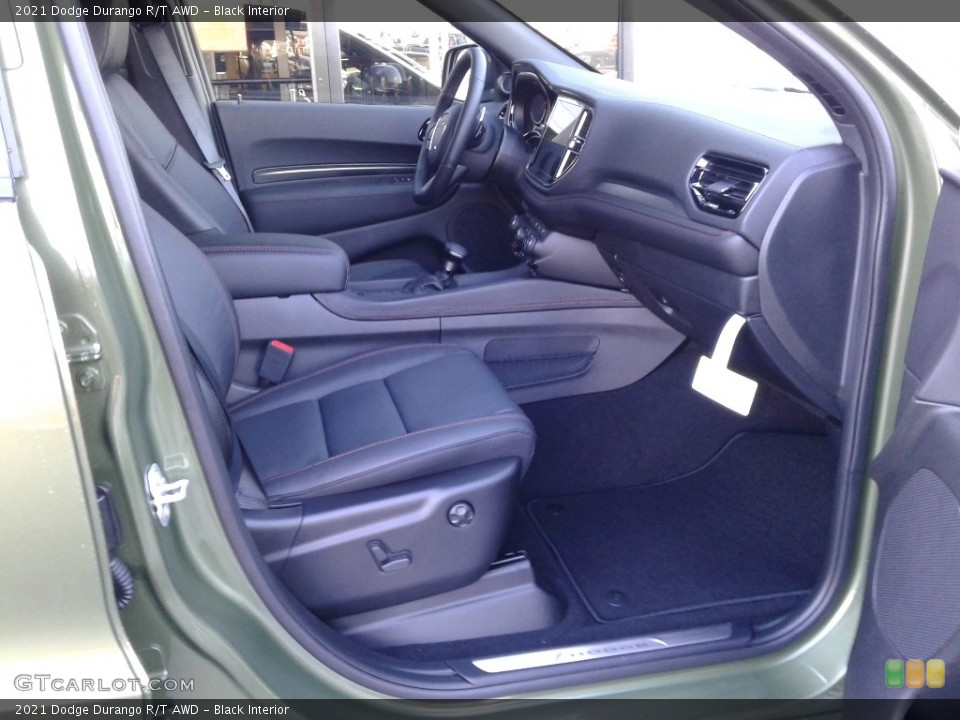 Black Interior Front Seat for the 2021 Dodge Durango R/T AWD #140760937