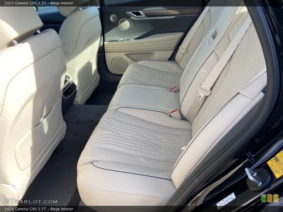 Beige Interior Rear Seat for the 2021 Genesis G80 3.5T #140762341