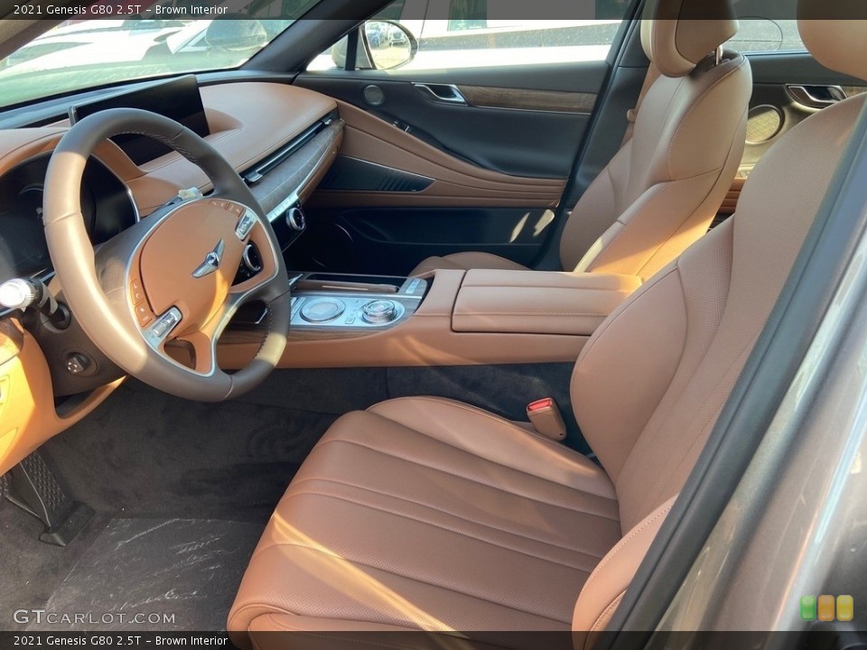 Brown Interior Front Seat for the 2021 Genesis G80 2.5T #140762398