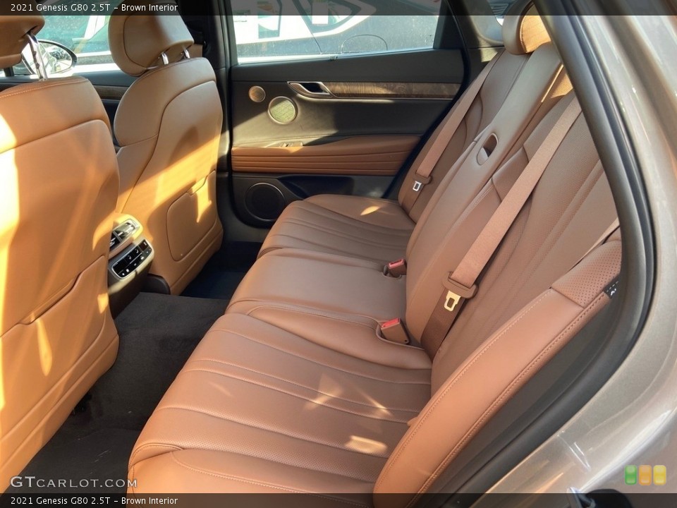 Brown Interior Rear Seat for the 2021 Genesis G80 2.5T #140762410