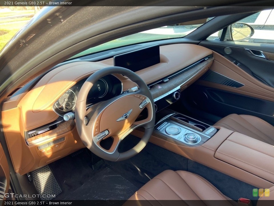 Brown Interior Front Seat for the 2021 Genesis G80 2.5T #140762431