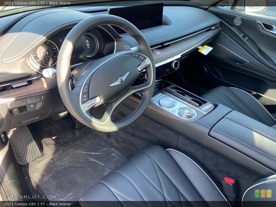 Black Interior Photo for the 2021 Genesis G80 2.5T #140762479