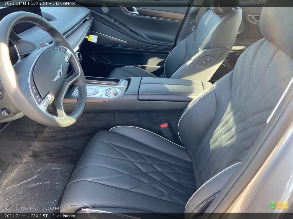 Black Interior Front Seat for the 2021 Genesis G80 2.5T #140762487