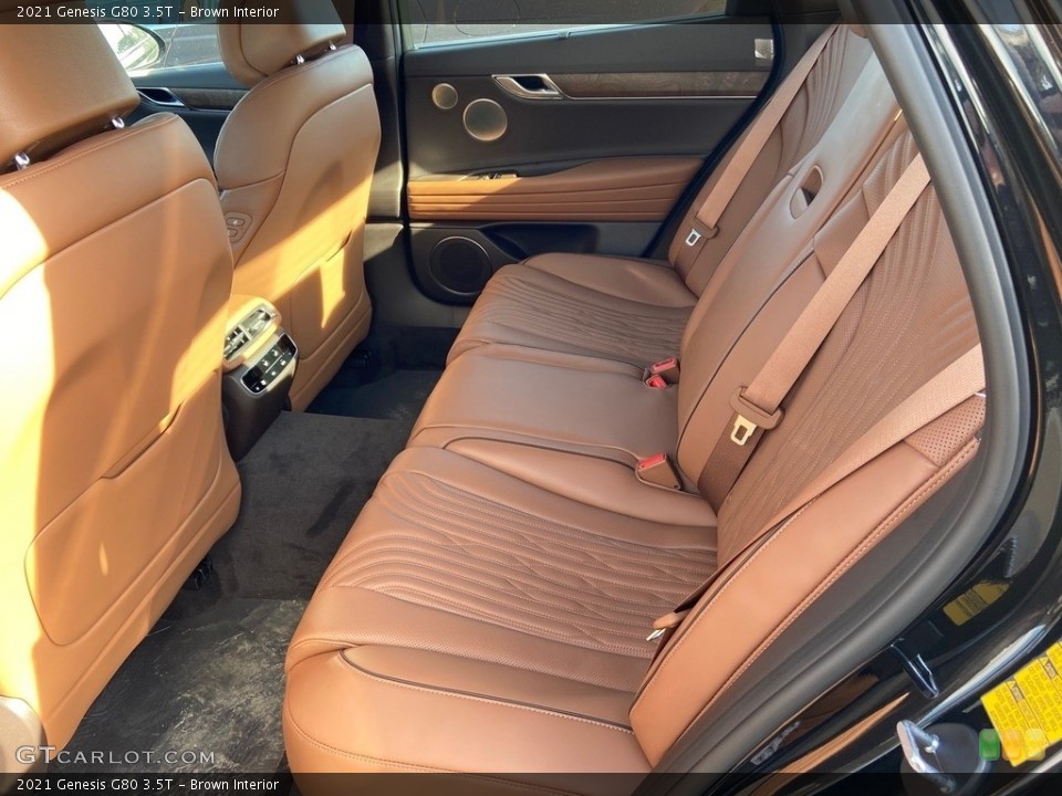 Brown Interior Rear Seat for the 2021 Genesis G80 3.5T #140762554