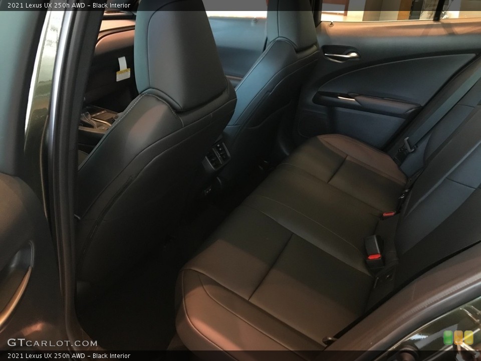 Black Interior Rear Seat for the 2021 Lexus UX 250h AWD #140763361