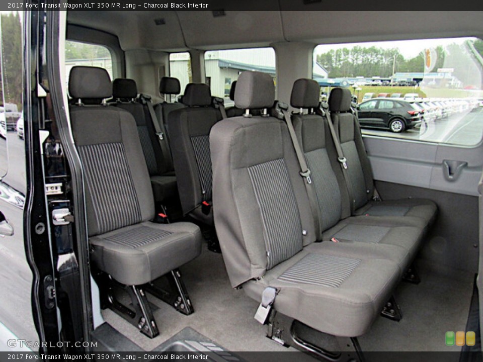 Charcoal Black Interior Rear Seat for the 2017 Ford Transit Wagon XLT 350 MR Long #140767465